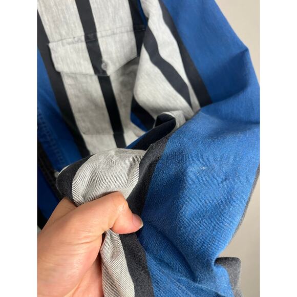 Roper Rodeo Blue Western Shirt Men's 2X Cowboy Long Sleeve Button Down - Picture 9 of 14